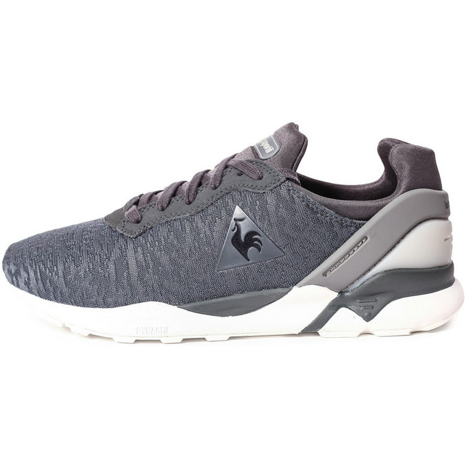 Le Coq Sportif Lcs R Xvi Camo Knit Blanc/Gris - Chaussures Baskets Basses Homme